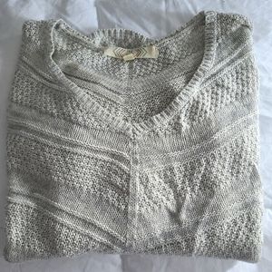 Pink Rose V-Neck Sweater